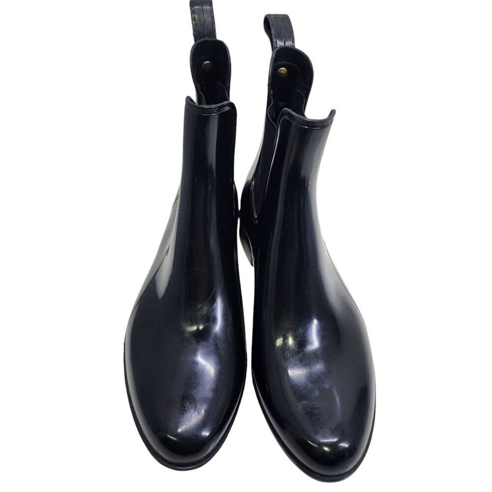 Sam Edelman Tinsley‎ Womens Rubber Man Made Rain Boots Size 7 Black - Picture 3 of 11